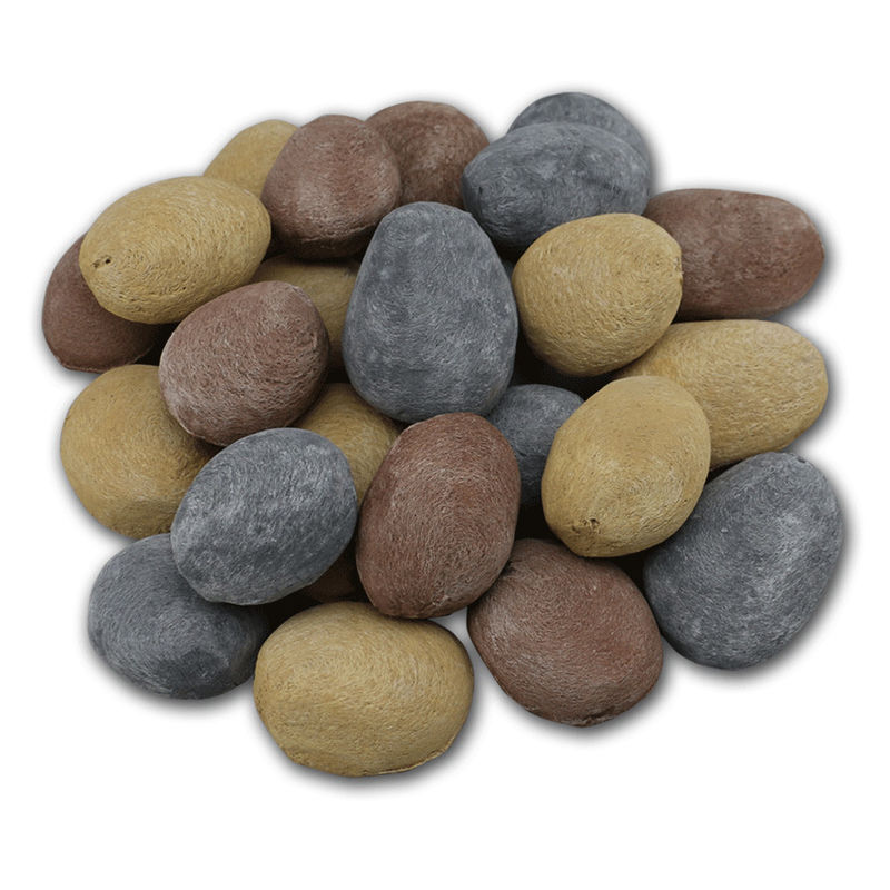 Electric Fireplace Glass Stones RCF Fire Replacement Pebbles