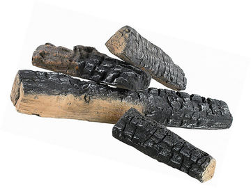 4 κομματιών κεραμικά ξύλινα κούτσουρα εστιών κούτσουρων κεραμικά για την εστία GA-08 αερίου