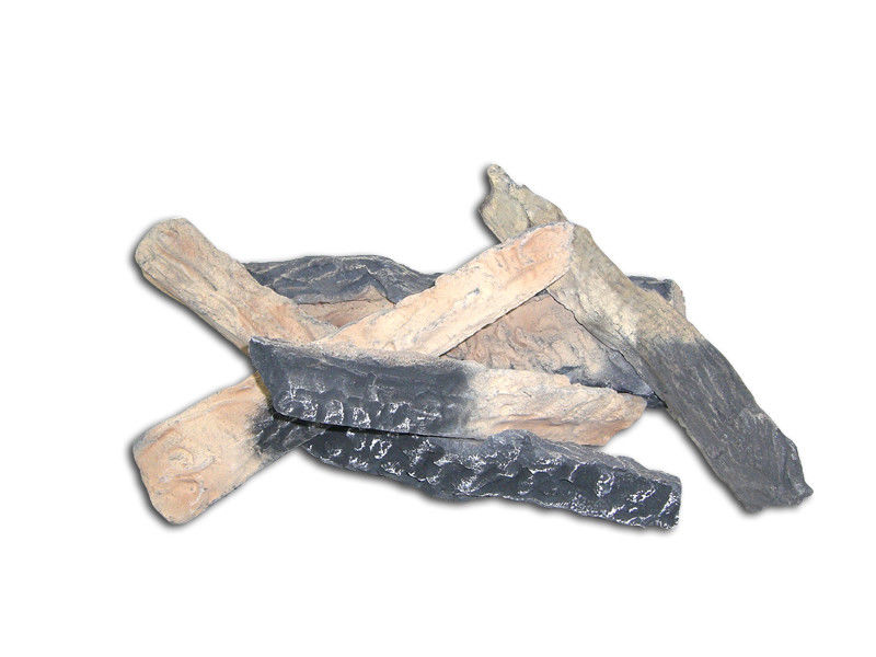 Wood-like Ceramic Logs for Gas Ethanol Fireplace Log S08-14